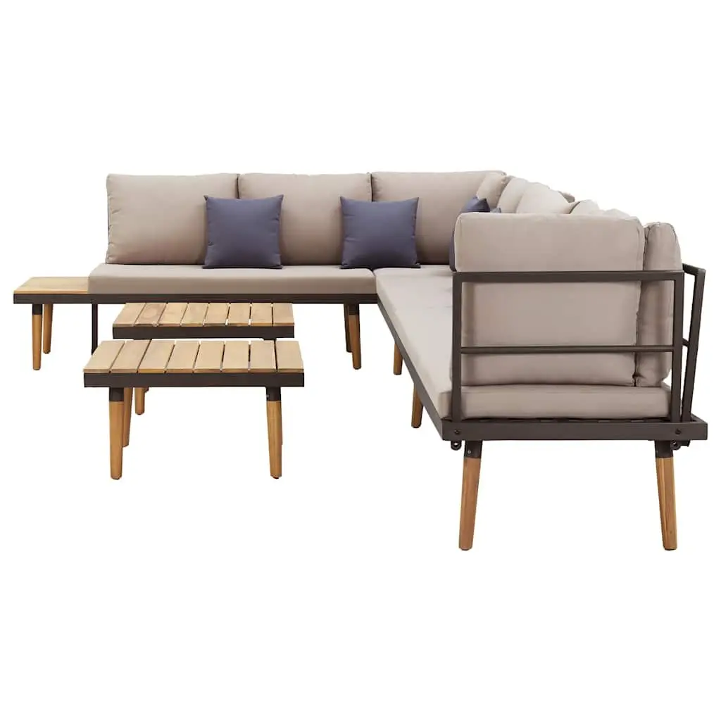 8-Seater Lounge Set for Outdoor Gatherings