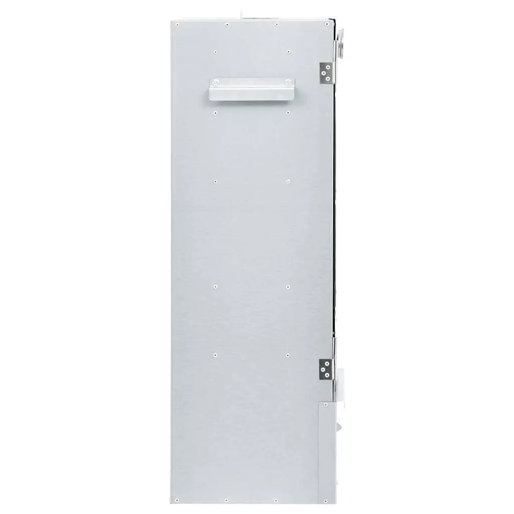 Outdoor BBQ Smoker Galvanised Steel 83cm Silver