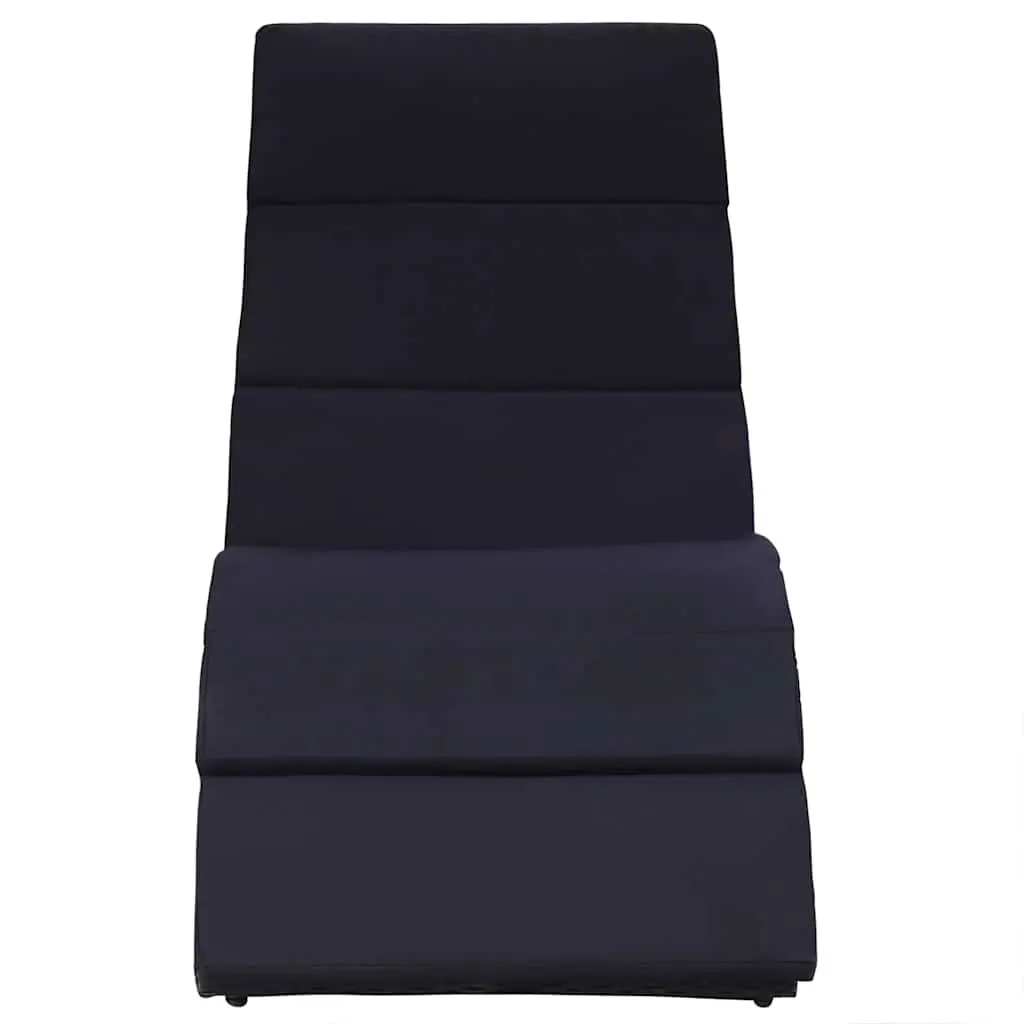 Sun Lounger Outdoor Sunbed Poly Rattan Foldable Garden Patio Relaxing Chair