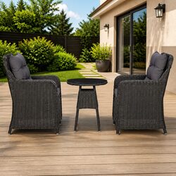 Versatile Outdoor Chair Set with Tea Table