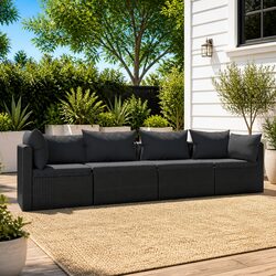 Practical 4-Piece Outdoor Sofa Set for Any Space