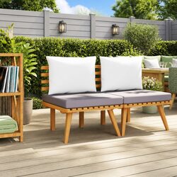 Practical Outdoor Garden Chair with Cushions for Relaxing