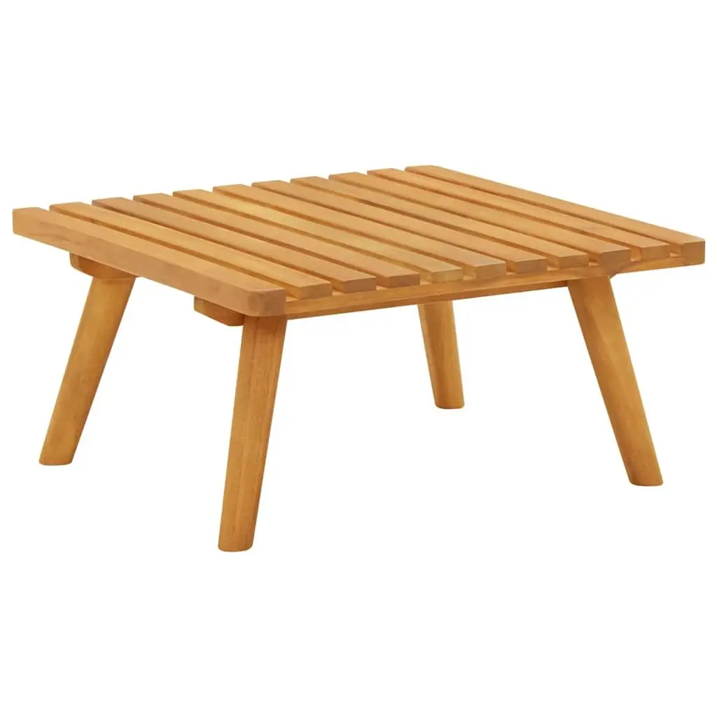Garden Footstool Acacia Wood 60 x 60 x 29 cm Brown