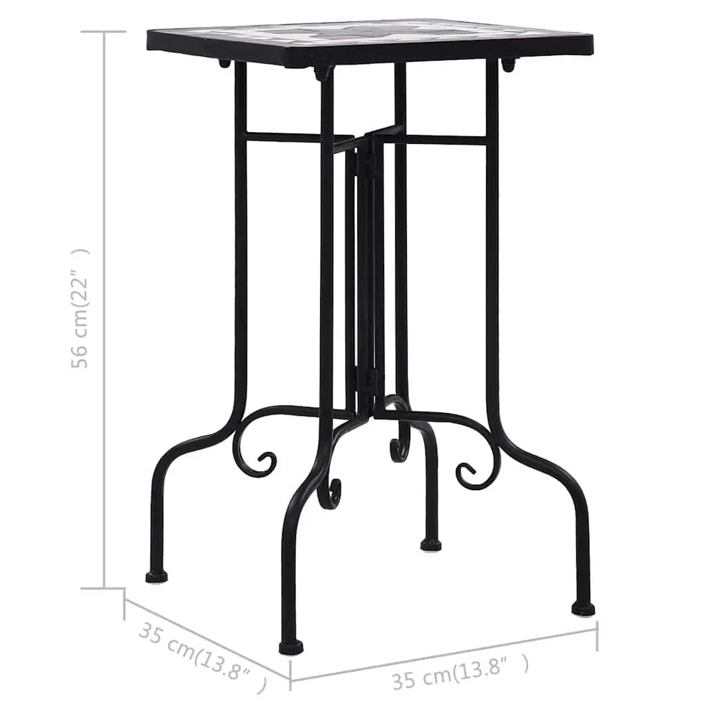 Mosaic Side Table for Gardens and Patios