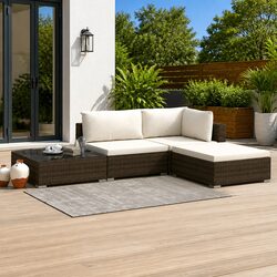 Versatile 4 Piece Outdoor Lounge Set for Every Space