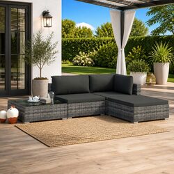 Versatile 4 Piece Garden Sofa Set for Any Outdoor Space