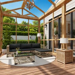5 Piece Lounge Set for Versatile Outdoor Living Spaces