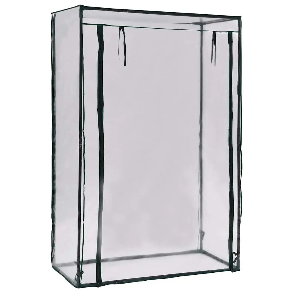 Portable Walk-In Greenhouse Tubular Steel Frame PVC Cover 102x52x150cm Transparent