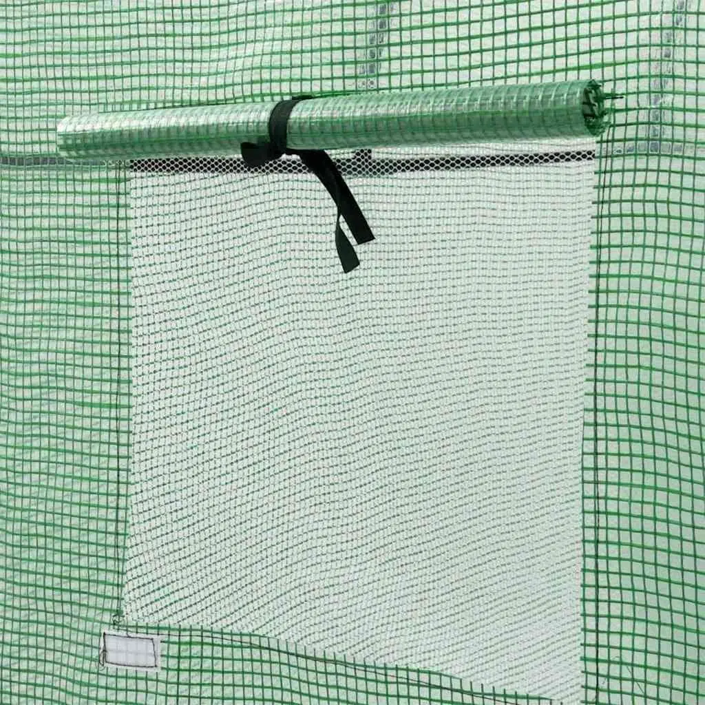 Greenhouse with Zippered Door Garden Growing Season Extension Gardening Shelter
