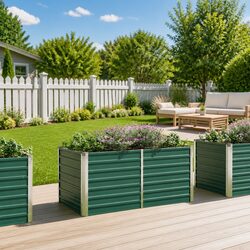 Versatile Raised Garden Bed 160x80x77cm for Various Settings