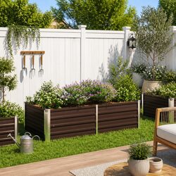 Versatile Raised Garden Bed 160x80x45cm for Home Gardening