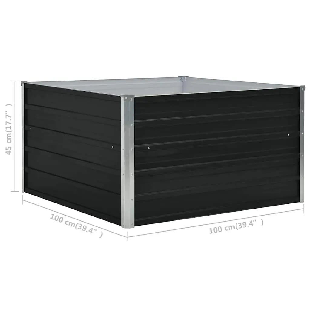 Raised Garden Bed 100x100x45 cm Square Planter Box Outdoor Gardening Container