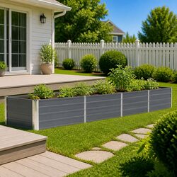 Practical Metal Planter Box for Your Home Garden 320x40x45cm