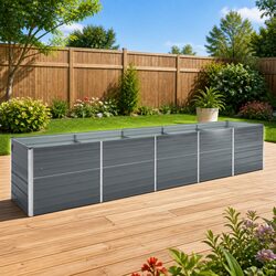 Functional Galvanised Steel Raised Bed for Your Garden