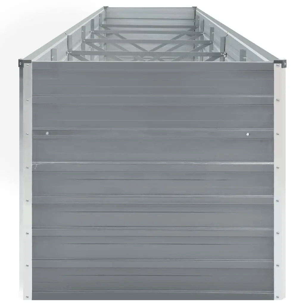 Garden Raised Bed Galvanised Steel Outdoor Planter Box Flowers Vegetables Herbs