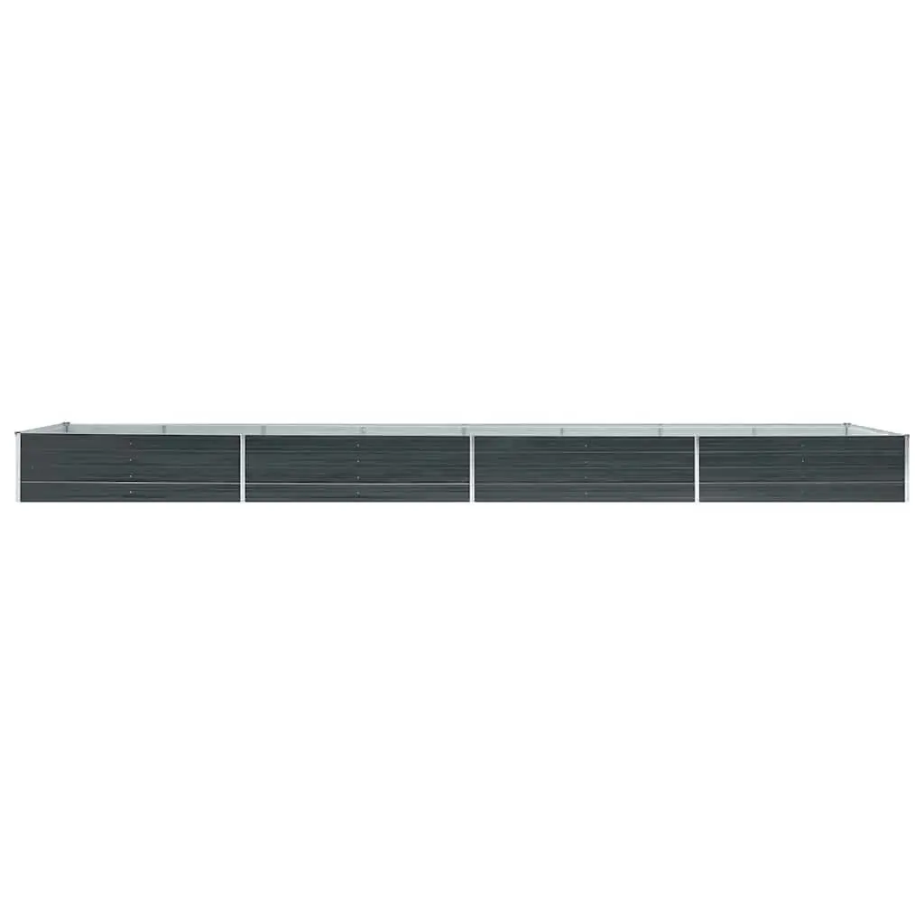 Raised Garden Bed Planter Box Outdoor Heavy-duty Anthracite 600 x 80 x 45 cm