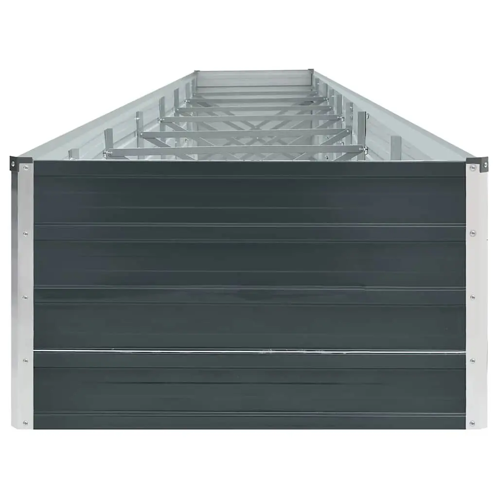 Raised Garden Bed Planter Box Outdoor Heavy-duty Anthracite 600 x 80 x 45 cm
