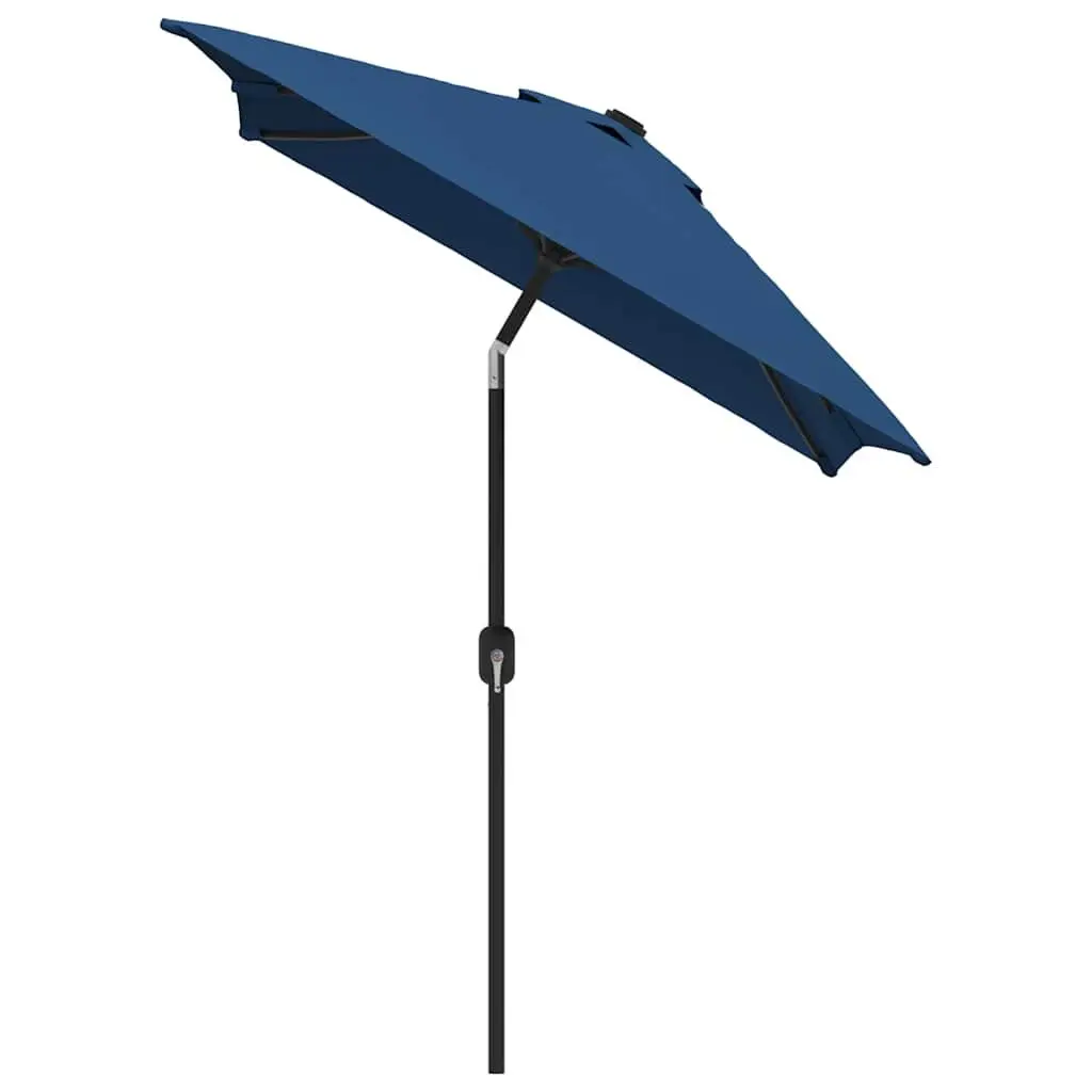 Garden Parasol Outdoor Umbrella 300x200cm UV Protection Shade Blue