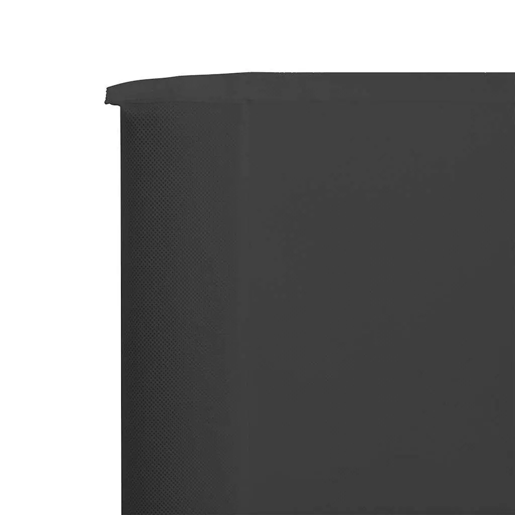 3-Panel Folding Wind Screen Outdoor Garden Shelter Anthracite 400x160cm
