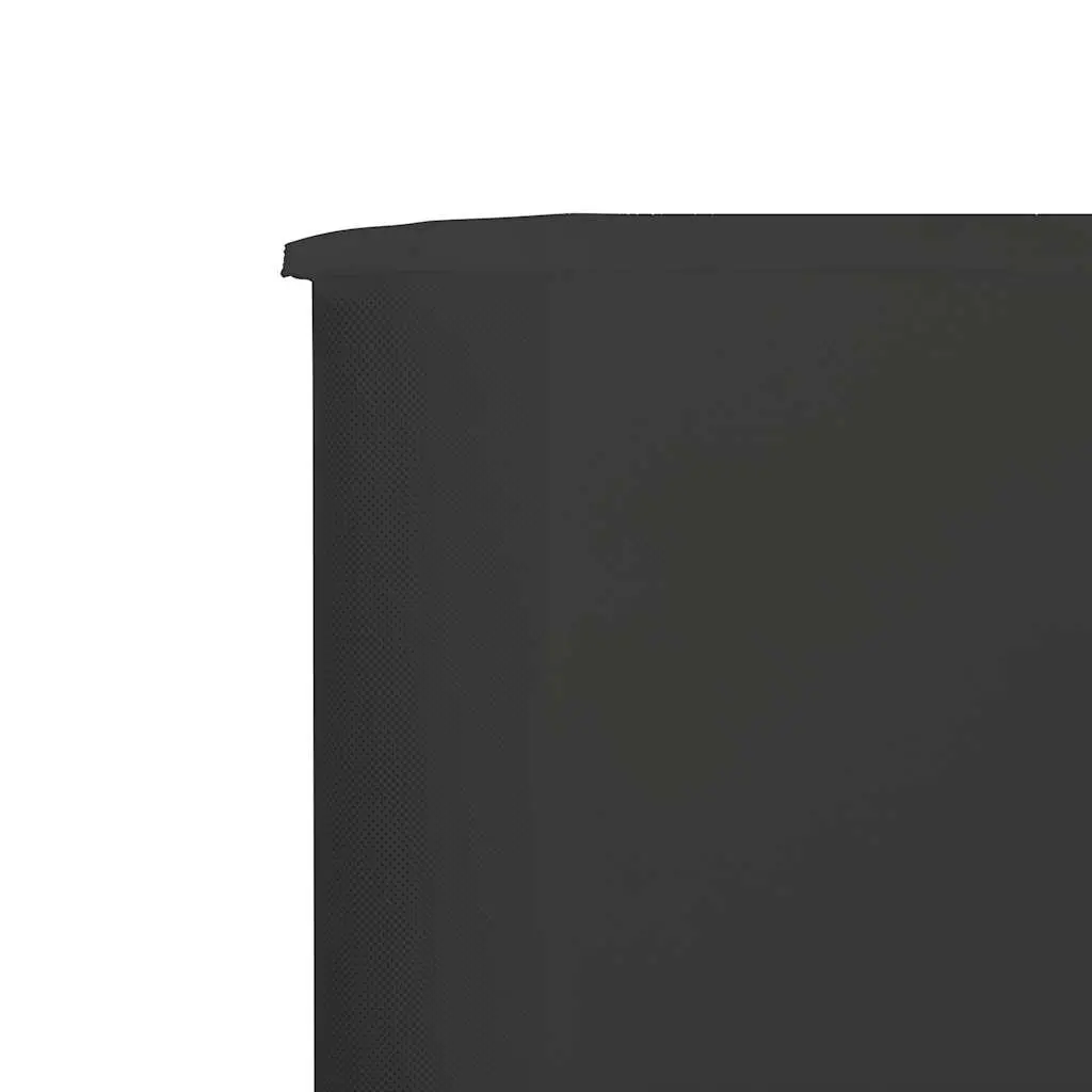 Wind Screen 6-Panel Folding Outdoor Garden Shelter Anthracite 800x120 cm