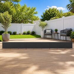 Folding Wind Screen 9 Panel Outdoor Garden Patio Shelter Shade 1200x120 cm