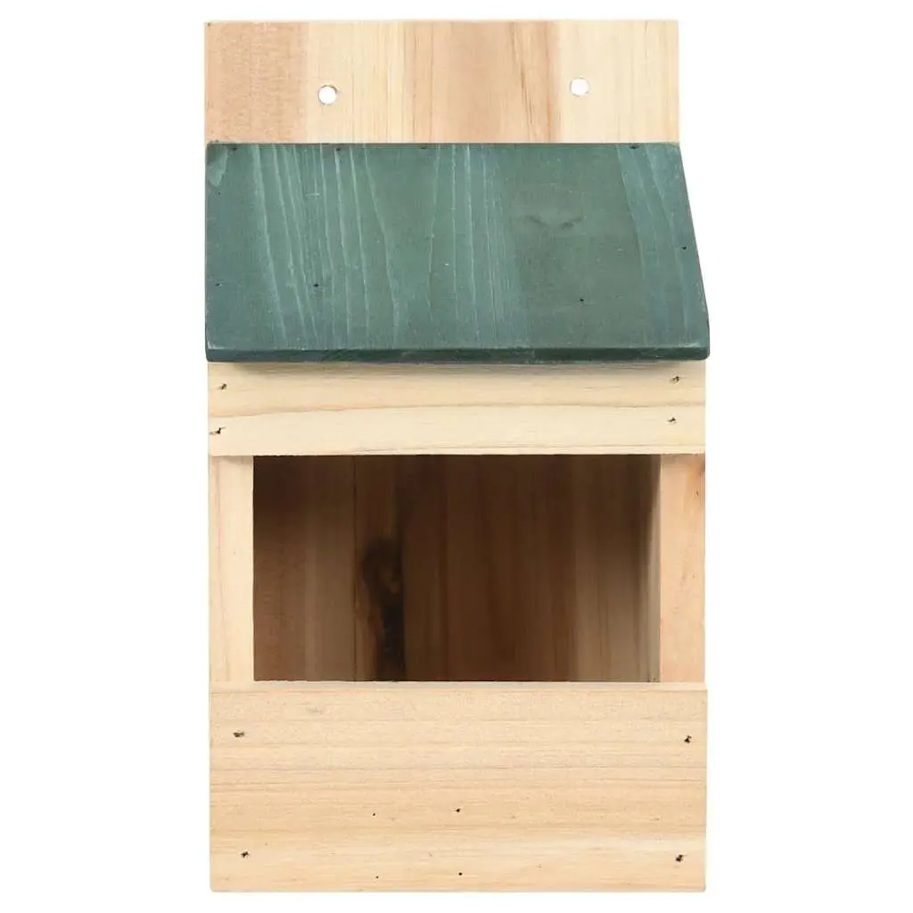 4-Piece Wooden Birdhouse Set for Gardens
