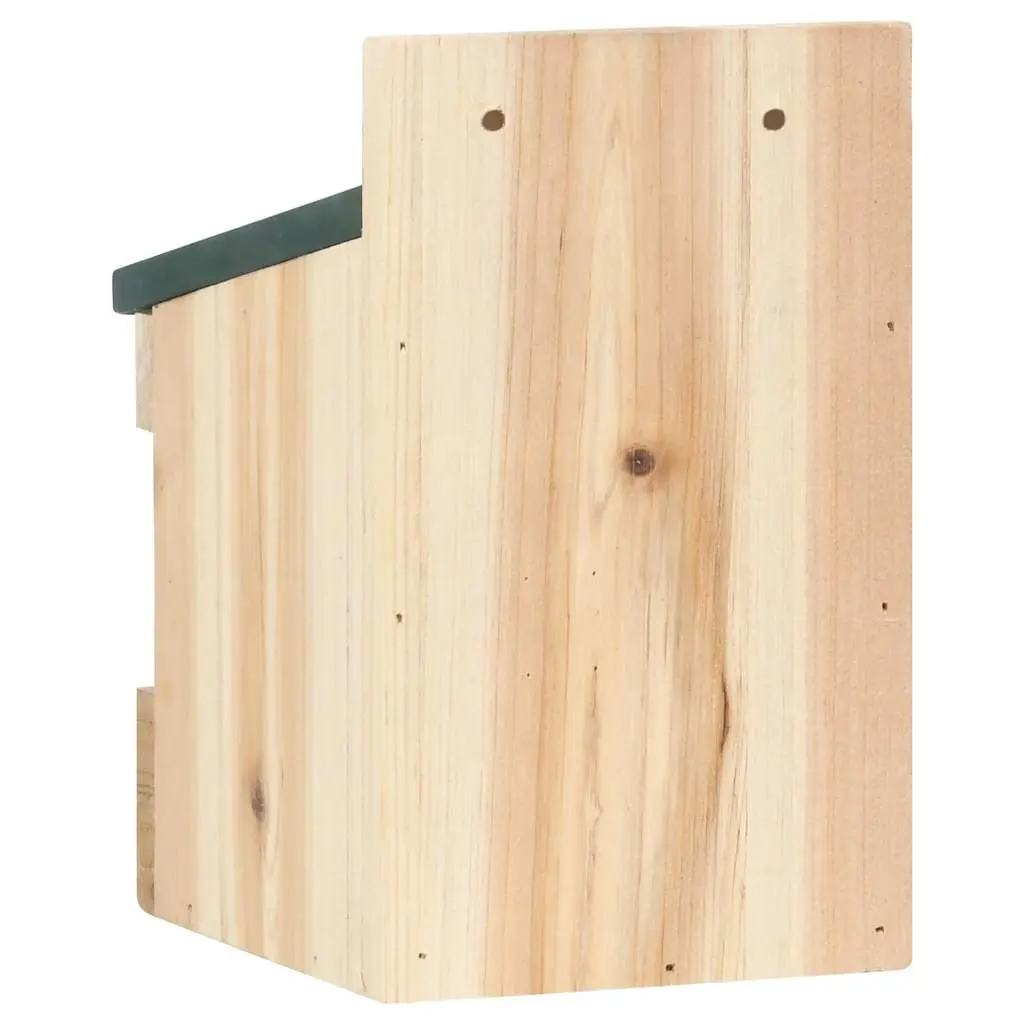 4-Piece Wooden Birdhouse Set for Gardens