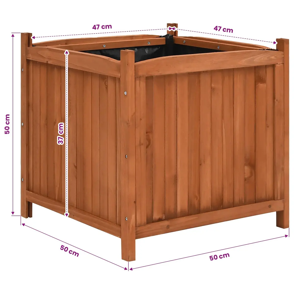 2 Pack Raised Garden Beds for Outdoor Use