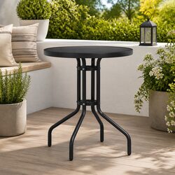 Versatile 80cm Round Garden Table for Outdoor Use