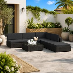 Versatile 6-Piece Lounge Set for Your Outdoor Living Area