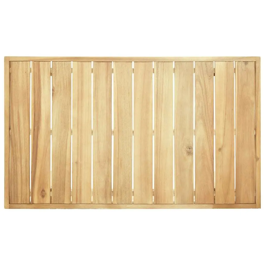 Coffee Table Solid Acacia Wood 100x60x25 cm Brown Teak Look Indoor Outdoor Furniture