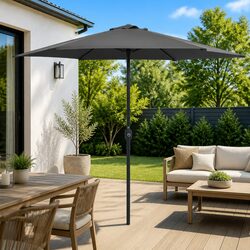 Practical Garden Parasol Outdoor Shade Umbrella 270x246 cm