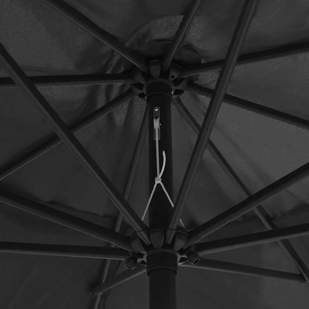 Garden Parasol UV Protective Polyester 390 cm Anthracite