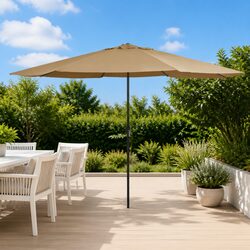 390cm Garden Umbrella with Easy Setup