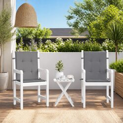 Grey Chair Cushions for Everyday Use in Gardens and Patios