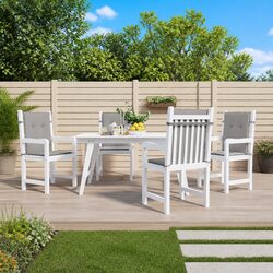 Versatile Grey Chair Cushions for Outdoor and Indoor Use