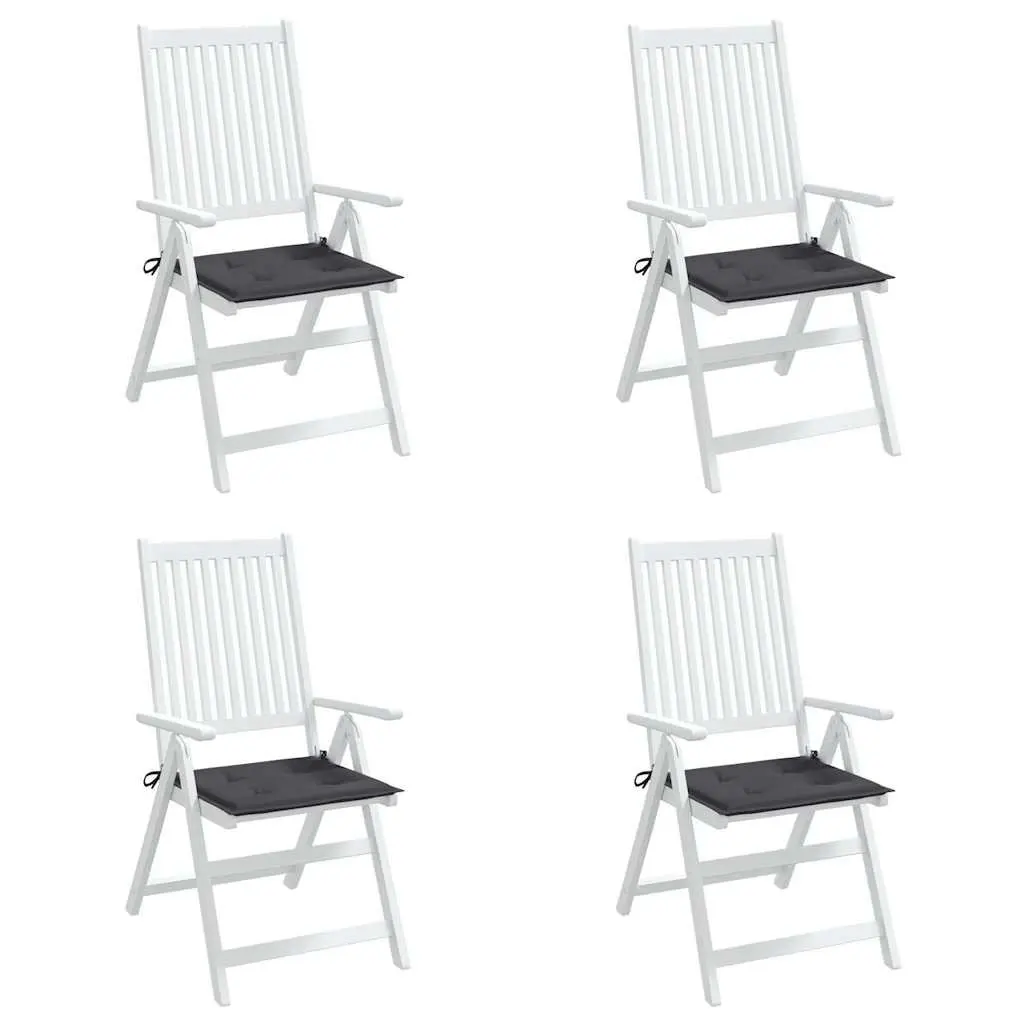 Outdoor Chair Cushions Oxford Fabric 40 x 40 cm Anthracite 4 Pack