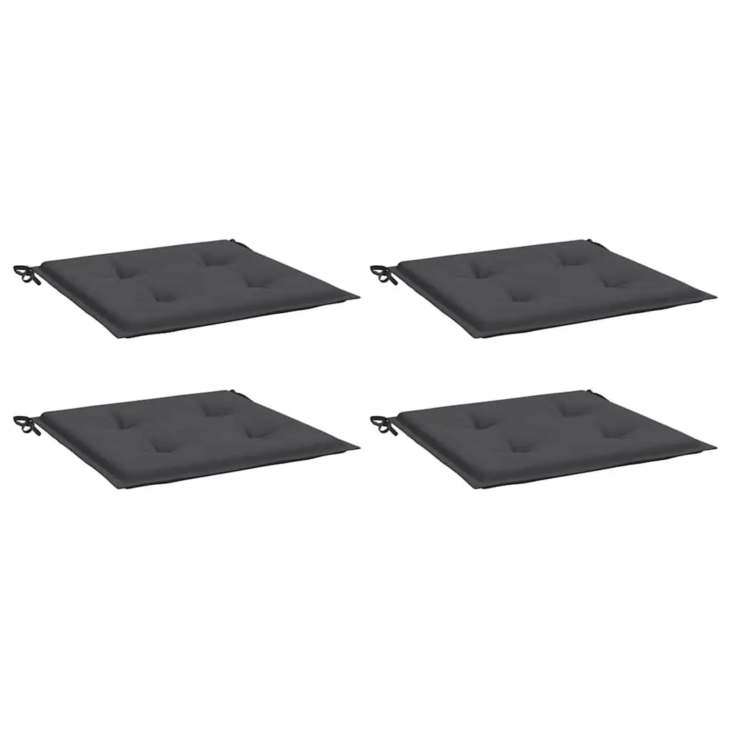 Outdoor Chair Cushions Oxford Fabric 40 x 40 cm Anthracite 4 Pack