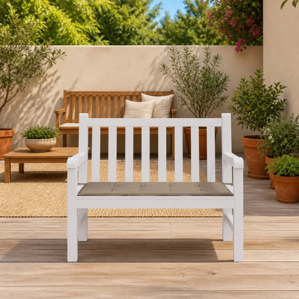 Taupe Garden Cushion 120x50x3cm for Seating