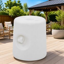 Gazebo Weights 4 Piece Set Canopy Pavilion Parasol Stabiliser Base White