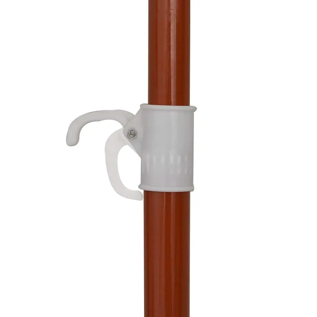 Garden Parasol UV Protective Polyester 180 cm Steel Pole Taupe