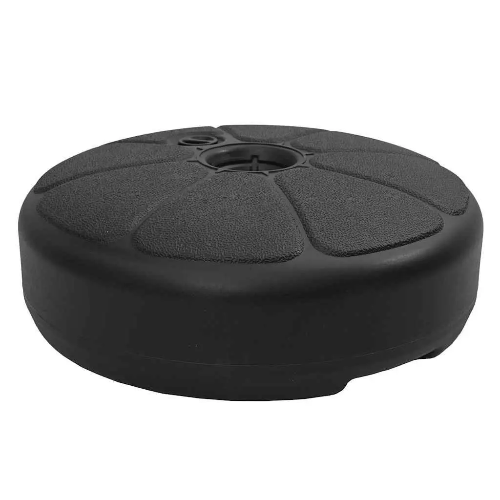 Umbrella Base Fillable Sand Water 15L Portable Black