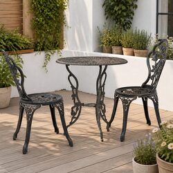 Practical 3 Piece Bistro Set for Your Outdoor Dining Needs