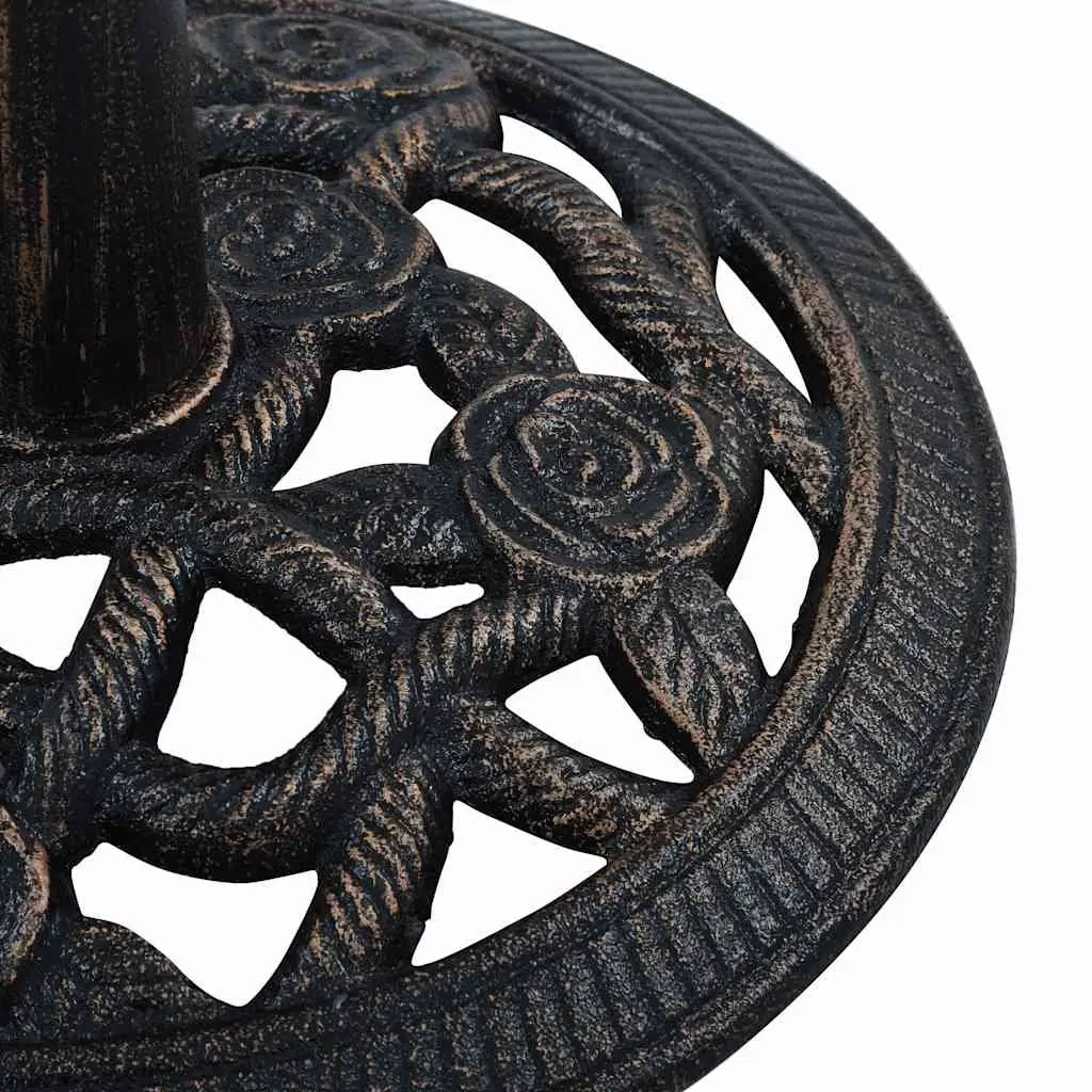 Umbrella Base Cast Iron Heavy Duty 40cm Black
