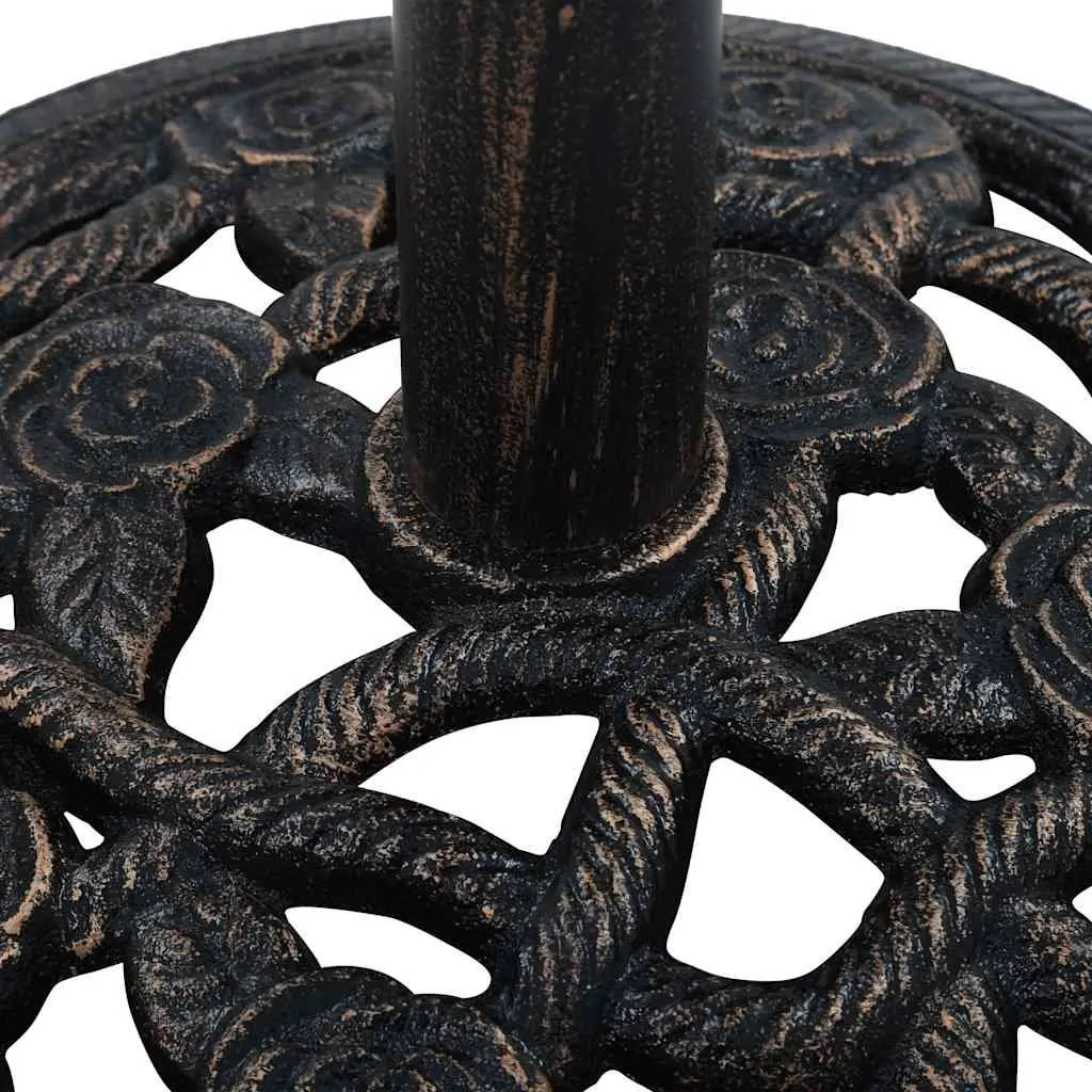 Umbrella Base Cast Iron Heavy Duty 40cm Black