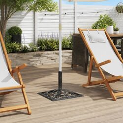 Practical Cast Iron Umbrella Base for Outdoor Use