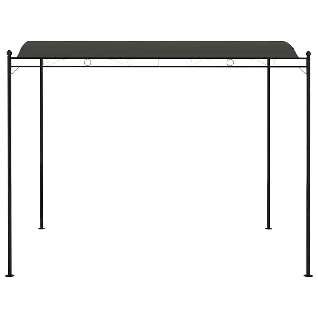 Sunshade Awning Outdoor Canopy Gazebo Steel Frame 3 x 2.4 m Anthracite
