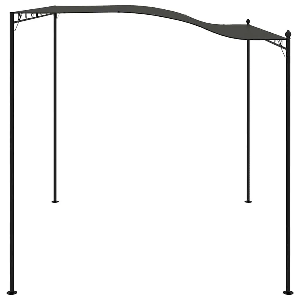 Sunshade Awning Outdoor Canopy Gazebo Steel Frame 3 x 2.4 m Anthracite