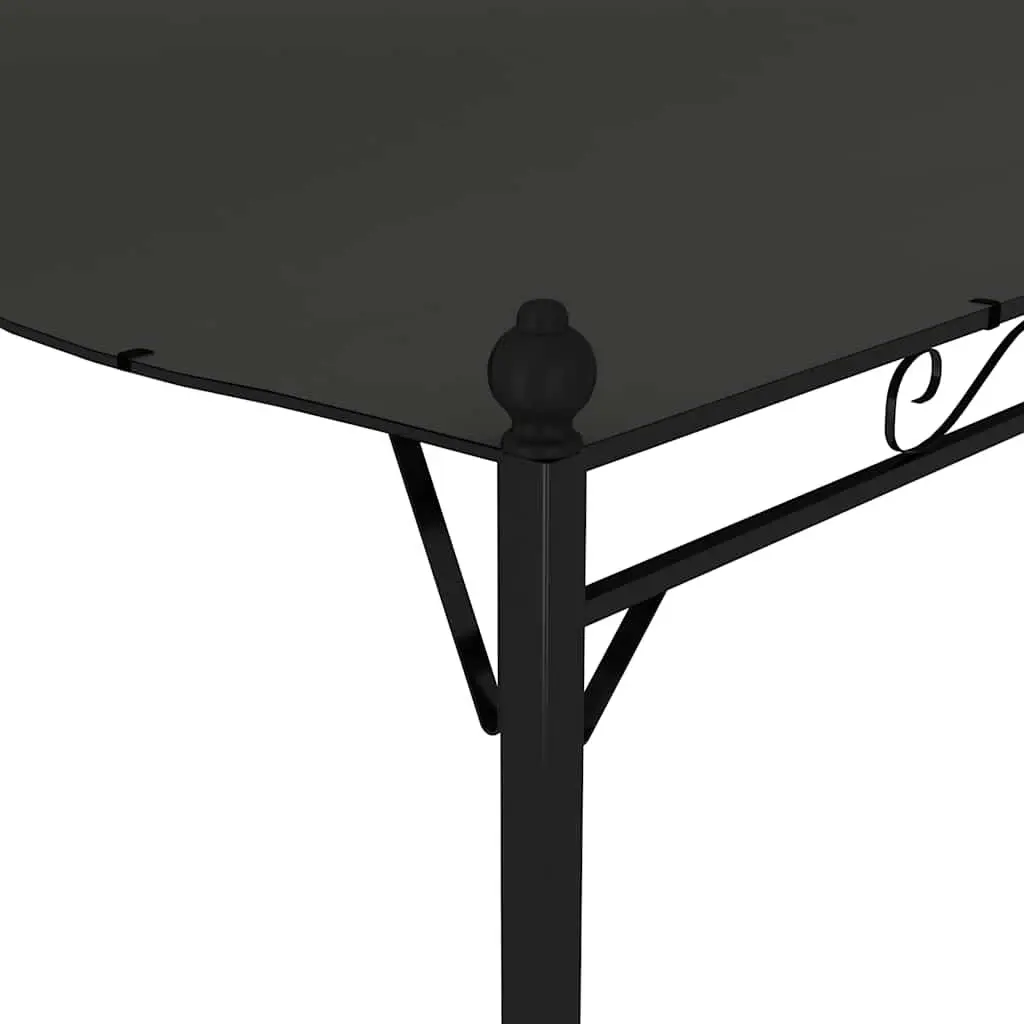 Sunshade Awning Outdoor Canopy Gazebo Steel Frame 3 x 2.4 m Anthracite