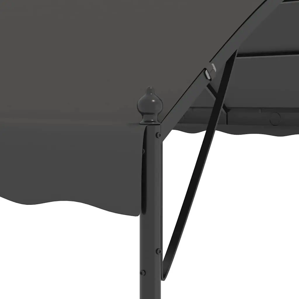 Sunshade Awning 3x4m Outdoor Gazebo Canopy Garden Patio Shelter Anthracite